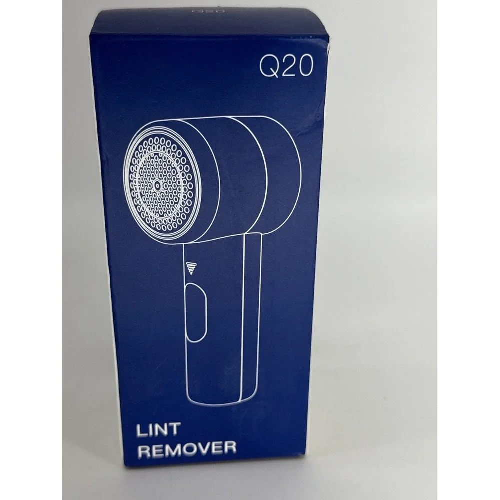 Lot of 14 Q20 Portable Electric Lint Remover Blue Plastic Fabric Shaver